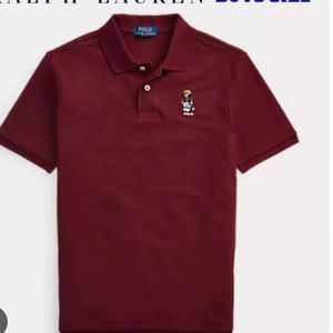 RALPH LAUREN POLO BEAR
COTTON MESH POLO